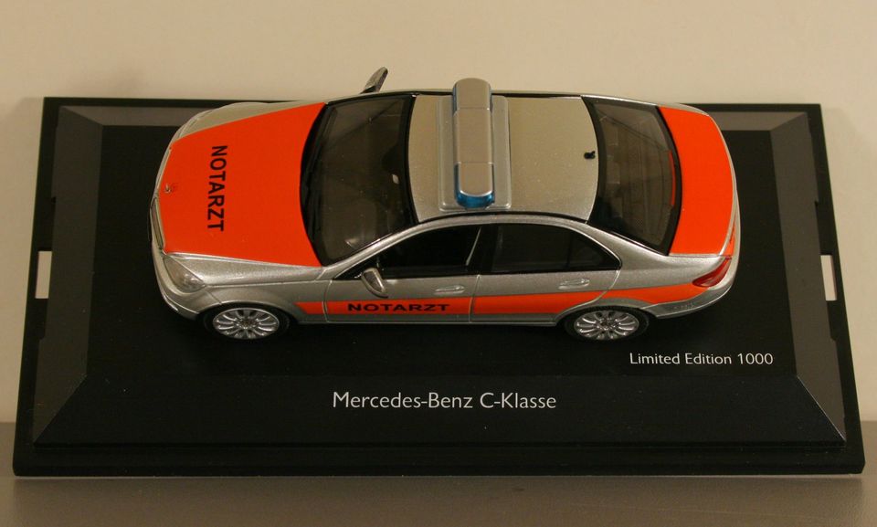 Schuco 04923 Mercedes Benz C-Klasse Notarzt Limited Edition in Mansfeld