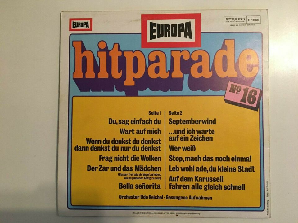 Hitparade Schallplatten 2x LP Vinyl in Bürgstadt