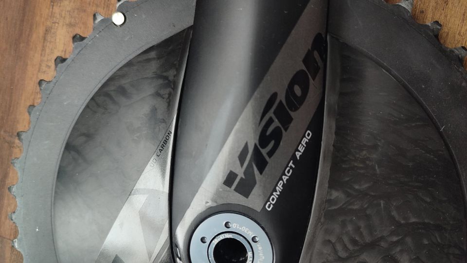 Vision NS Modular Compact Aero Kurbel Rennrad TT Triathlon Carbon in Braunschweig