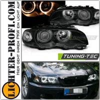 Angel Eyes Scheinwerfer schwarz für BMW 3er E46 C/C 99-01 Hessen - Calden Vorschau