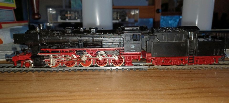 H0, Fleischmann: BR50 Dampflokomotive in OVP in Friesack