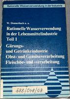 Buch Rationelle Wasserverwendung in der Lebensmittelindustrie Sachsen - Neusalza-Spremberg Vorschau