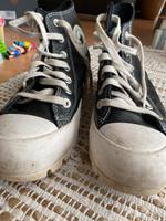 Converse Leder Schuhe mit hoher Plattform Größe 39 Bayern - Gilching Vorschau