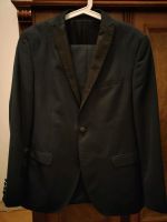 Anzug Dunkelblau mit schwarzem Kragen | Sakko 52 und Hose 50 Berlin - Pankow Vorschau