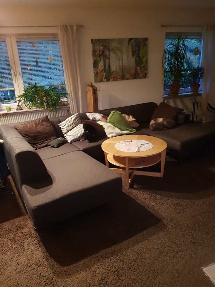 U - Form Couch — Sofa Stoff letzte Chance in Oerlenbach
