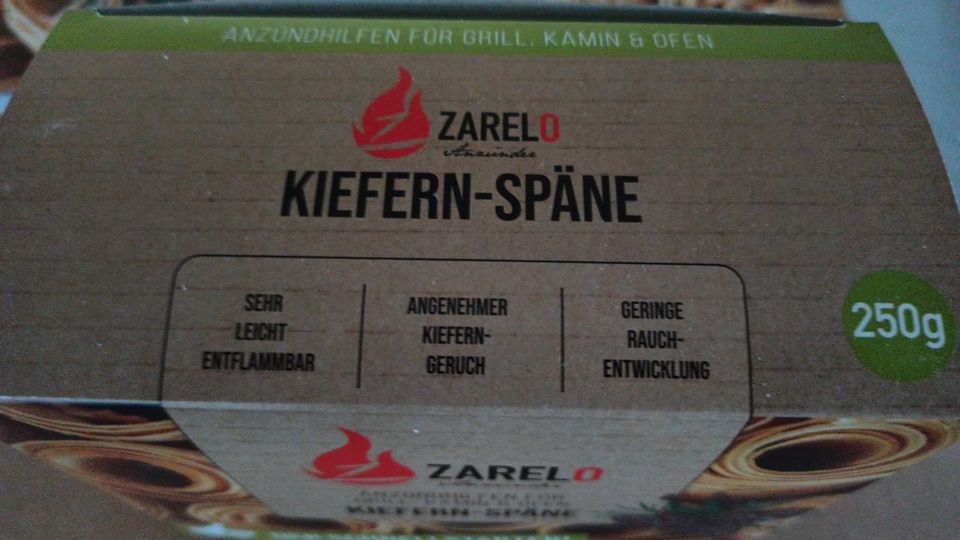 ZARELO Anzünder, Anzündhilfe, Grill, Kamin, Ofen, Kiefern Späne, in Ahlen