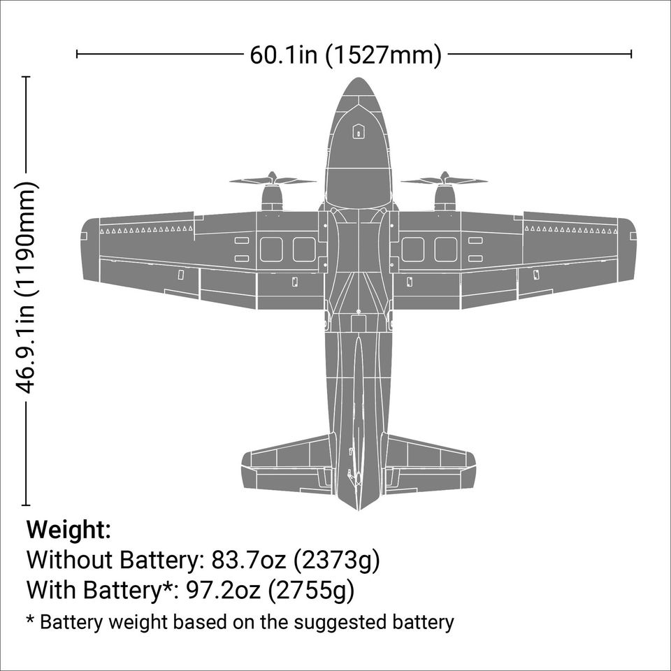 EC-1500 Twin 1.5m BNF Basic with AS3X  and SAFE in Möglingen 