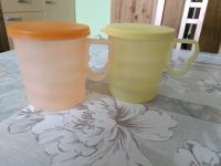 Tupperware Tassen mit Deckel Orange/Gelb zusammen Saarland - Merzig Vorschau