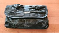 Schwarze Leder Handtasche Clutch  Schultertasche mit Portemonnaie Niedersachsen - Harsum Vorschau