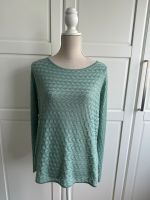 Neuwertig- leichter Ajour-Pullover, Hallhuber, mint/silber, XL Nordrhein-Westfalen - Meerbusch Vorschau