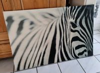 Leinwand Zebra ... 118 x 78 cm sehr guter Zustand Nordrhein-Westfalen - Hiddenhausen Vorschau