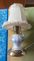 Vintage DDR Nachttischlampe Keramik bemalt, Schirm abwaschbar , G Brandenburg - Lübben Vorschau