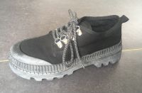 Halbschuh, Vegan, schwarz, grau, Plateau, Low, Gr. 39 Wandsbek - Hamburg Wellingsbüttel Vorschau