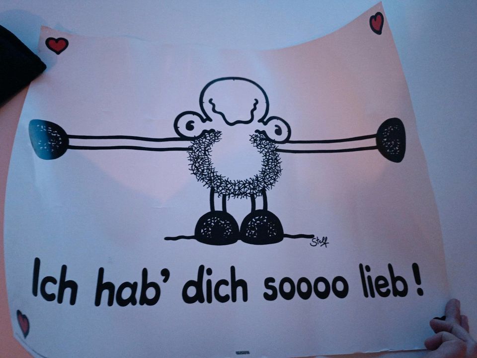 Poster Sheepworld Hab dich lieb in Bonn