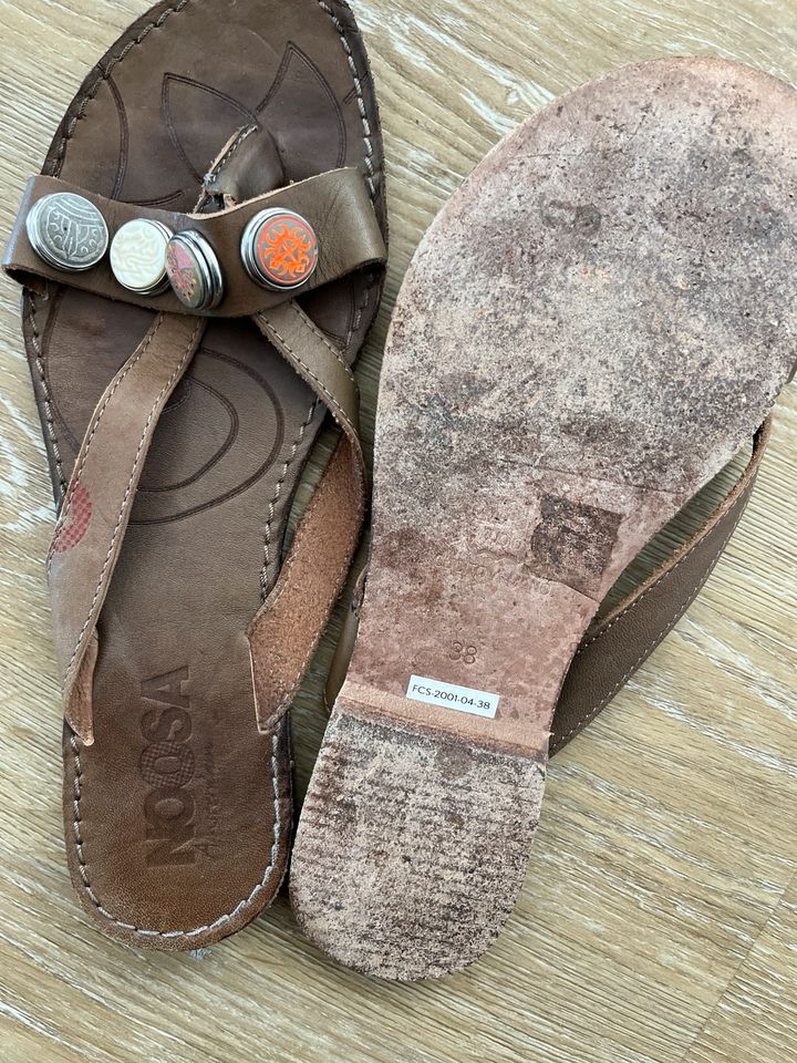 Noosa Amsterdam Flip Flops Latschen Schuhe Echtleder in Neumünster