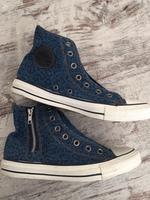 Sehr gute Jeans Converse im Leolook Gr.39 Brandenburg - Oberkrämer Vorschau