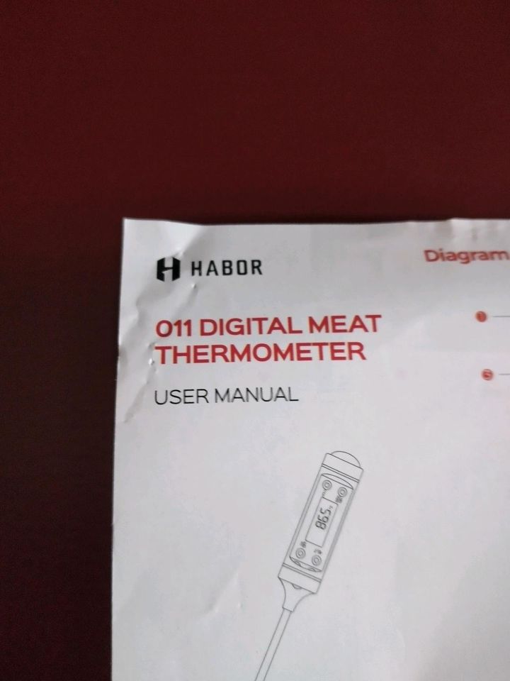 **Meat** Fleisch Thermometer  Digital + LCD Display  KüchenBraten in Hagen