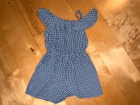 H&M kurzer Jumpsuit / Overall blau kariert Gr. 158 / wie neu Berlin - Steglitz Vorschau