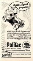 Polifac Autopflege - Werbeanzeige- Vintage-Deko  Reklame 1939 Baden-Württemberg - Steinen Vorschau