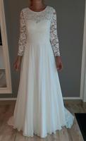 Hochzeitskleid Brautkleid langarm Gr. 40 / Gr. L Bianco Evento Niedersachsen - Aschendorf Stadt Papenburg Vorschau
