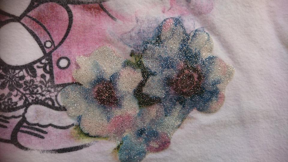 Langarmshirt weiß grau blau Hello Kitty Mädchen Gr. 110/116 in Rühen