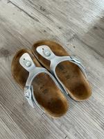 Birkenstock Gizeh Kinder 30 schmal in Silber Bayern - Kammerstein Vorschau