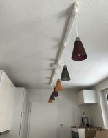 Deckenlampe mit 6 farbigen Glaspendeln E14 Fassung Sachsen-Anhalt - Halle Vorschau