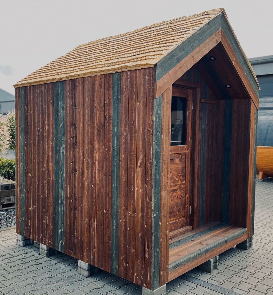 Ausstellungsstück /Exclusive Sauna Hütte  Gartensauna 2,5 x 2,5 m in Rheinbach