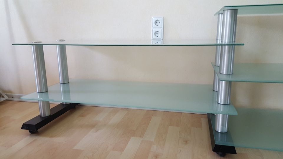 TV Schrank HiFi Rack  Lowboard Glas Marke Spectral ! Neuer Preis in Frechen