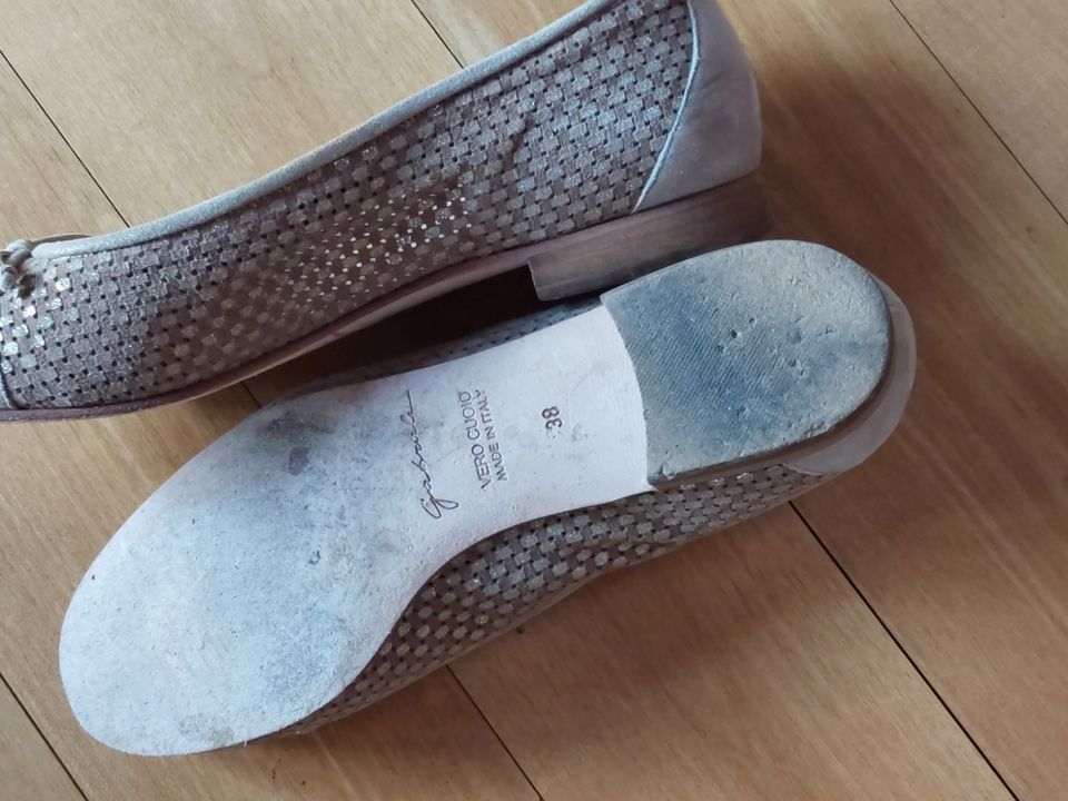 Gabriele Ballerina, silber/beige in Hemau