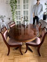 Mahagoni Tisch mit 6 Stühlen Hessen - Raunheim Vorschau