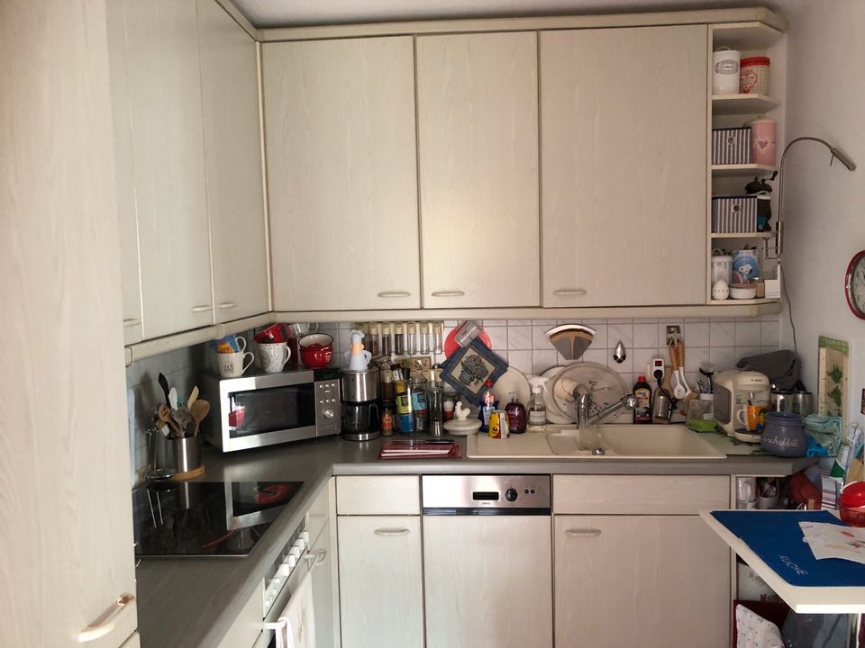 Kleine weiße Küche günstig abzugeben ! ☀️ in Petershagen