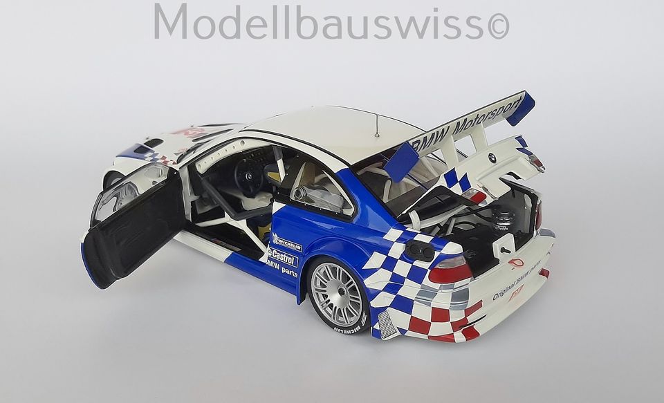 BMW M3 E46 GTR 2001 - J.J.Lehto / Jörg Müller 1/18 1zu18 1:18 in Waldshut-Tiengen