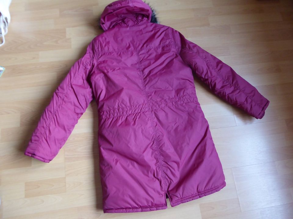 Winterjacke Gr 170 mit abnehmbaren Fellkragen in Osnabrück