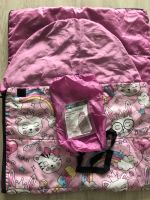 Kinderschlafsack rosa Prinzessin mit Rucksacktasche Hessen - Lohfelden Vorschau