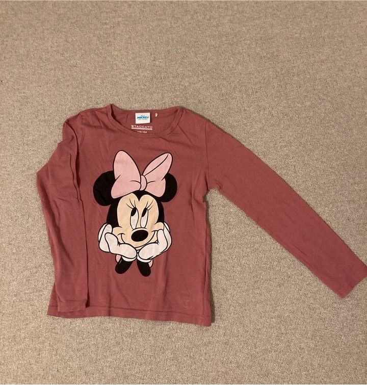 Langarmshirt Longsleeve Gr.128/134 Staccato Minnie Mouse in Springe