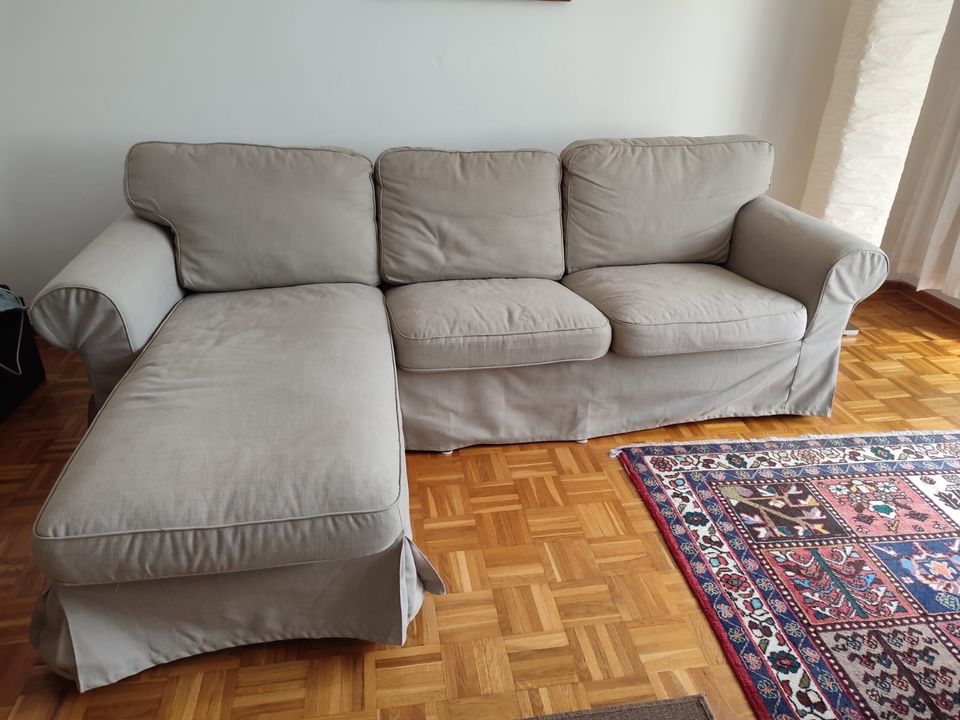 3er Sofa Ikea Ektorp mit Recamiere, top Zustand in Teltow