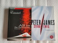 Peter James / Helga Weinzierl 2 Bücher Krimi Bayern - Hirschaid Vorschau