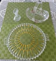 DDR Tortenplatte Schiffchen Flacon Glas Besteckkasten Garnrollen Rostock - Südstadt Vorschau