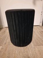 Hocker Samt Schwarz Mitte - Wedding Vorschau