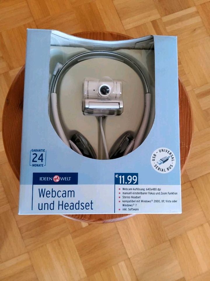 Webcam und Headset, neu, für PC und Notebook in Friedrichsdorf