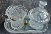 3 tlgs. Kaffeeset Lausitzer Bleikristall Milch Zucker Vintage Nordrhein-Westfalen - Mechernich Vorschau