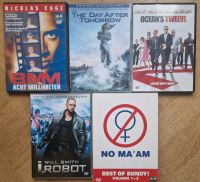 6 DVD's, 8mm, Oceans Twelve, The day after tomorrow, I Robot Nordrhein-Westfalen - Neuss Vorschau