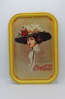 Coca Cola Bild Bar Frau Hut Tablett drink delicious retro vintage Niedersachsen - Wolfsburg Vorschau