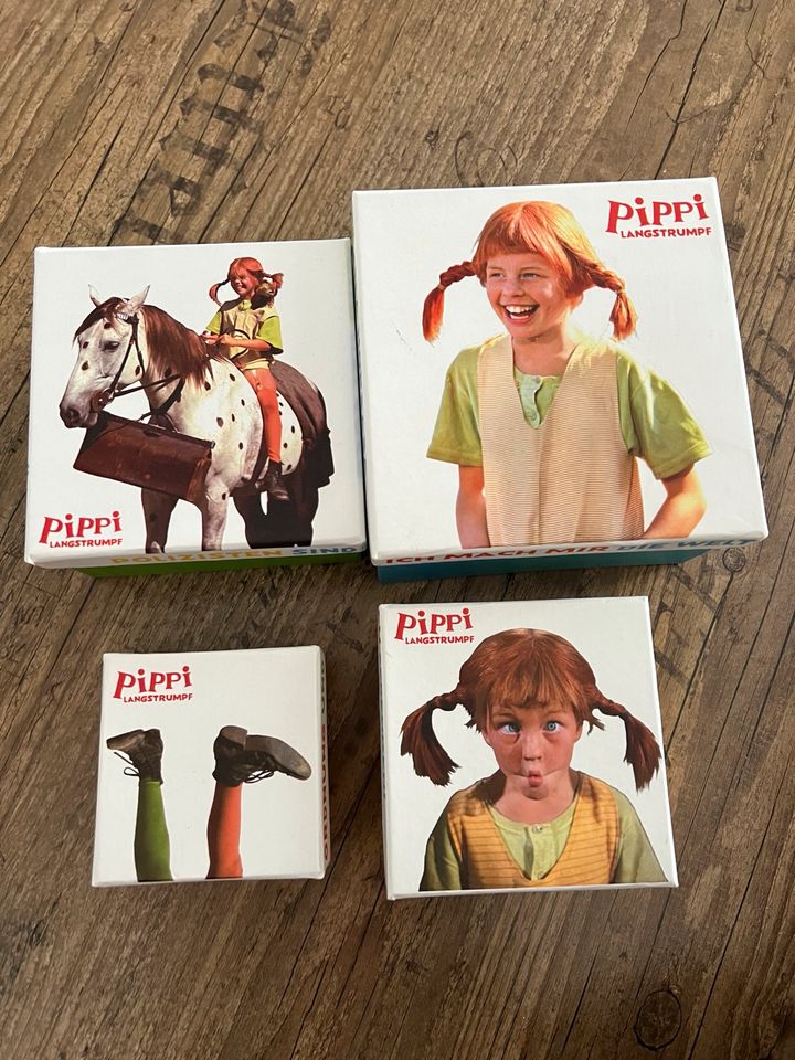 Pippi Langstrumpf Boxen Pappschachteln in Kissenbrück