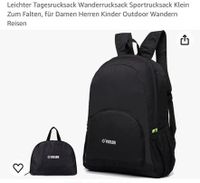 Patlog schwarz Rucksack faltbarer Rucksack Tasche Niedersachsen - Uelzen Vorschau
