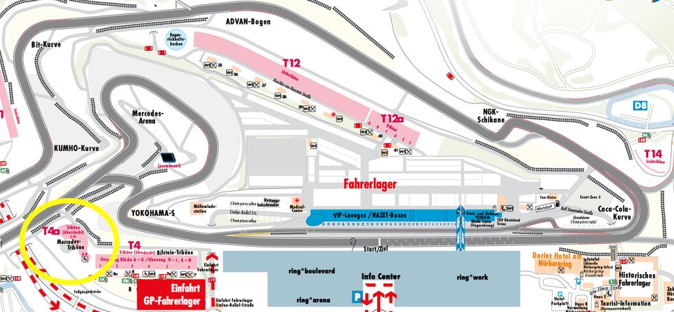 Ticket DTM Nürburgring 17.08.2024 Tribüne T4a in Jugenheim in Rheinhessen