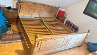 Ehebett/ Doppelbett  Kiefer massiv Hessen - Wetter (Hessen) Vorschau