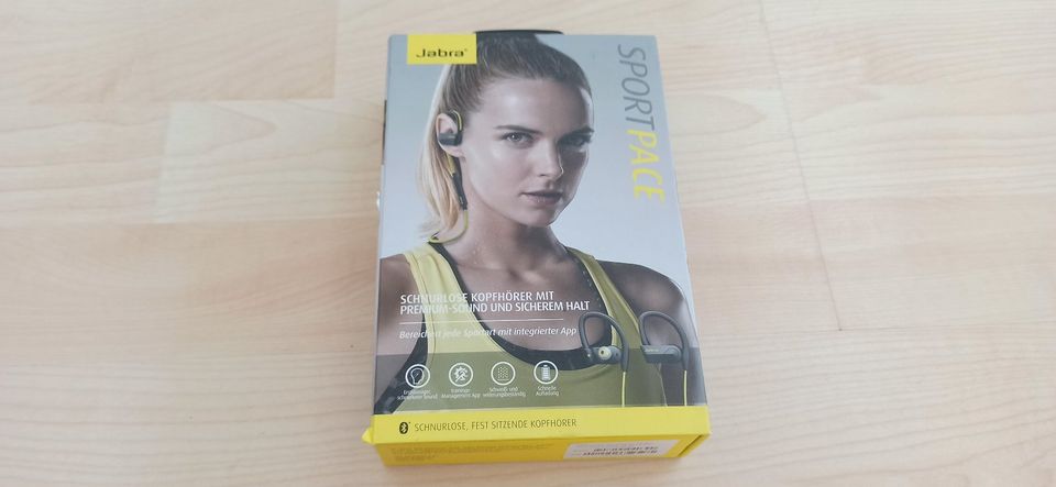 Jabra Sport Pace Bluetooth kabelloses Sport-Headset (gelb) 'NEU' in Aalen