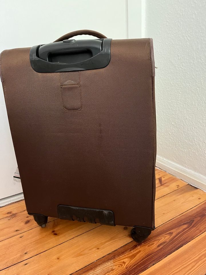 Koffer groß Samsonite braun leicht weich 4 Rollen in Berlin